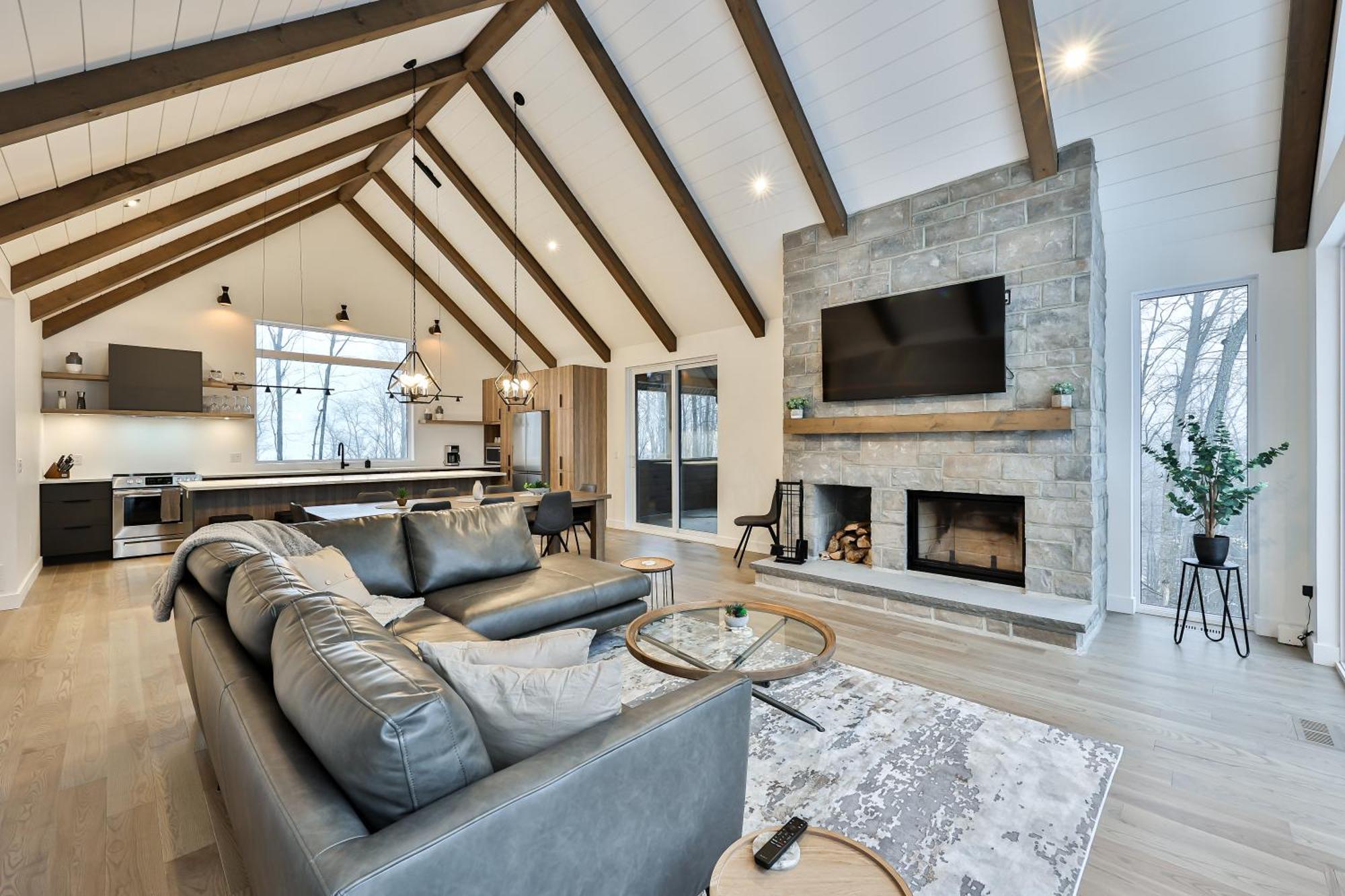 The Chic Shack - Golf, Ski, Spa Saint-Faustin Exterior foto