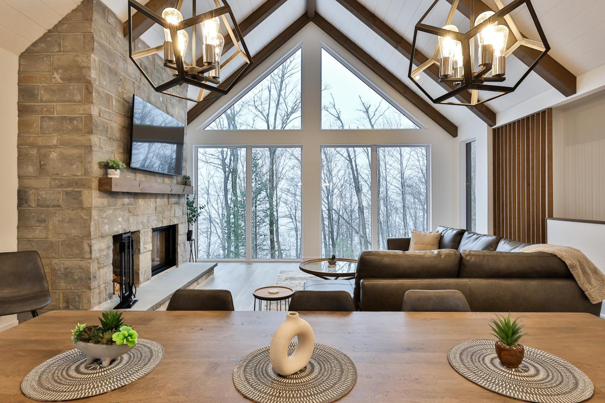 The Chic Shack - Golf, Ski, Spa Saint-Faustin Exterior foto